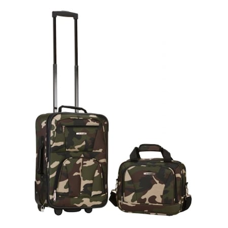 Fox Luggage Rockland 2 Pc Camo Luggage Set F102-CAMO